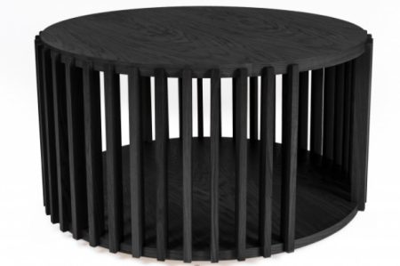 Drum Coffee Table Black