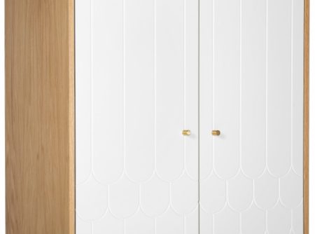 Lia Wardrobe 2 doors in White