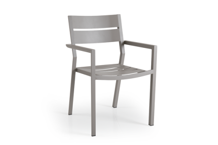 Delia alumīnija krēsls ar roku balstiem