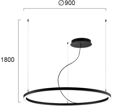 VERDI D90 iekarināma lampa