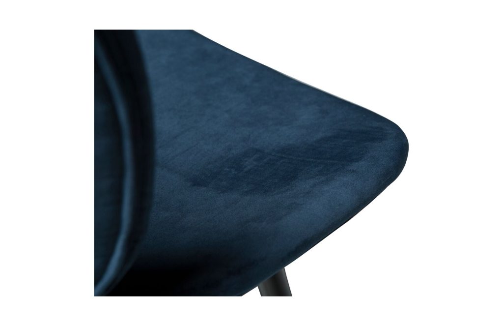 Cloud chair - midnight blue velvet