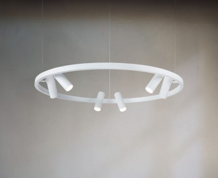 Satellite iekarināma lampa, balta