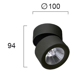 Spot griestu lampa Moris