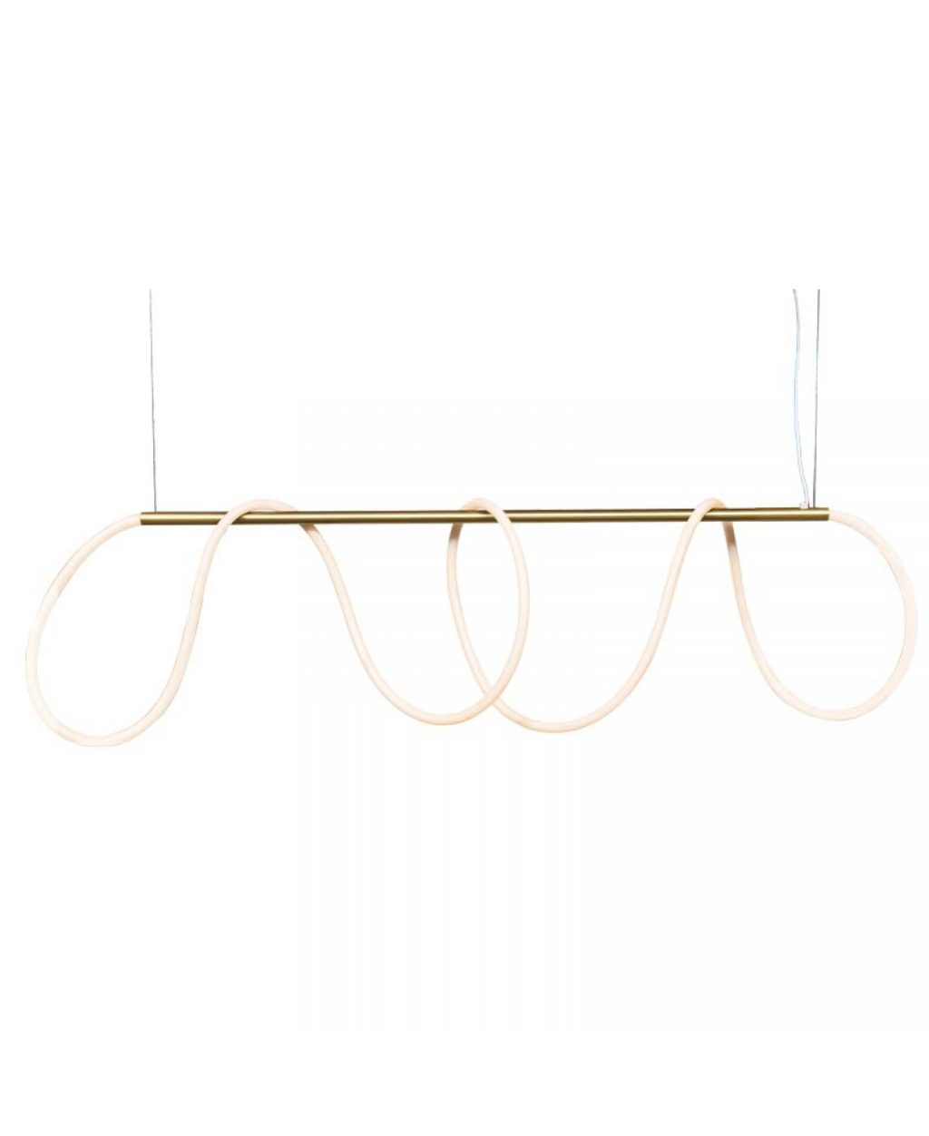 Iekarināma lampa LED, zelta
