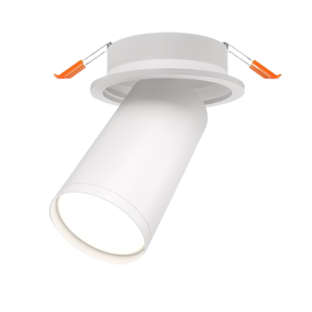 Iebūvējama lampa FOCUS S, balta