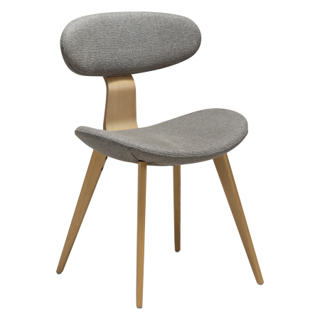 Krēsls BUCKLE, gaiši pelēks