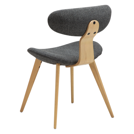 Krēsls BUCKLE, tumši pelēks