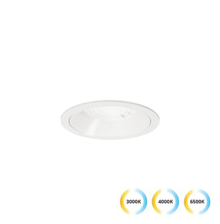 Iebūvējama lampa Luigi D:105, balta